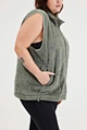 wool coat with zipper